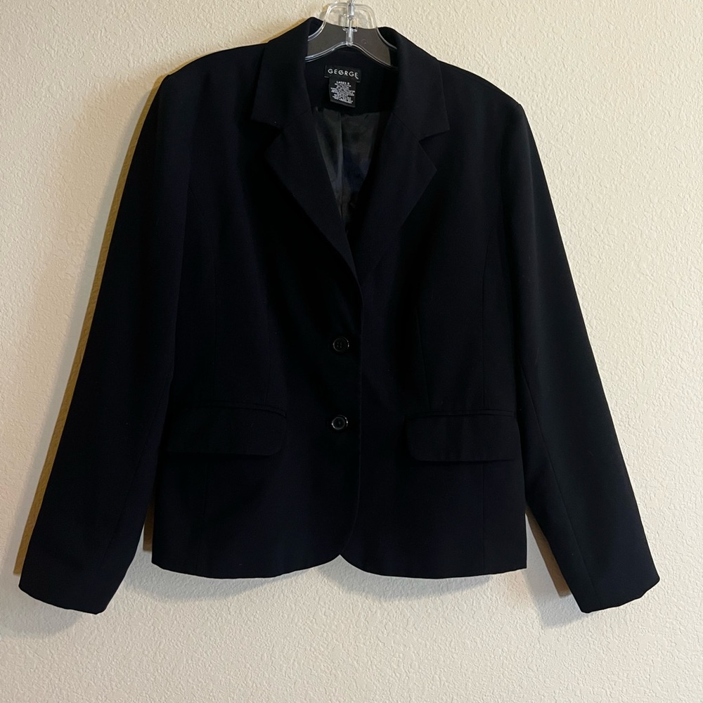 George Women's Classic Black Suit Jacket - Picture 2 of 6